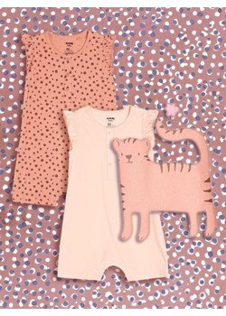 Sinsay - Rampersy 2 pack - różowy ze sklepu Sinsay w kategorii Odzież dla niemowląt - zdjęcie 172301528
