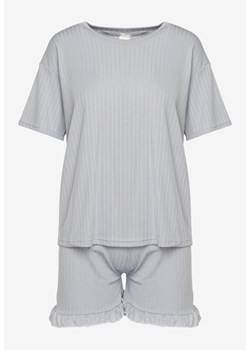 Szary Komplet Piżamowy 2-częściowy Iodia ze sklepu Renee odzież w kategorii Piżamy damskie - zdjęcie 172301679