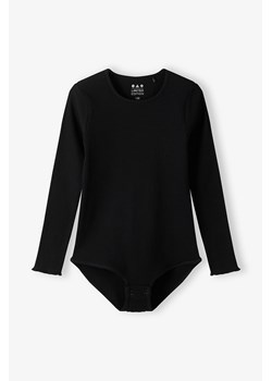 Czarne body dziewczęce z długim rękawem - Limited Edition ze sklepu 5.10.15 w kategorii Bluzki dziewczęce - zdjęcie 172301978