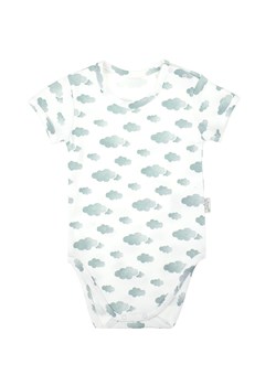 Bawełniane body chłopięce z krótkim rękawem w chmurki ze sklepu 5.10.15 w kategorii Odzież dla niemowląt - zdjęcie 172301985