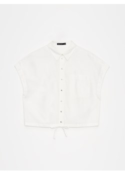 Mohito - Koszula z wiązaniem - biały ze sklepu Mohito w kategorii Koszule damskie - zdjęcie 172302867