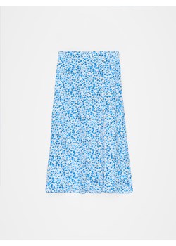 Mohito - Kwiatowa spódnica midi z wiskozy - biały ze sklepu Mohito w kategorii Spódnice - zdjęcie 172302888