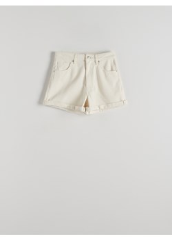 Reserved - Szorty jeansowe - złamana biel ze sklepu Reserved w kategorii Szorty - zdjęcie 172303469