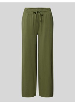 Spodnie materiałowe o kroju regular fit z tunelem model ‘Pandinna’ ze sklepu Peek&Cloppenburg  w kategorii Spodnie damskie - zdjęcie 172305707