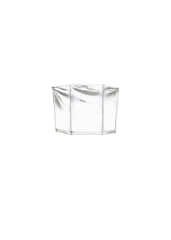 Cropp - Srebrny top bez rękawów - jasny szary ze sklepu Cropp w kategorii Bluzki damskie - zdjęcie 172306259