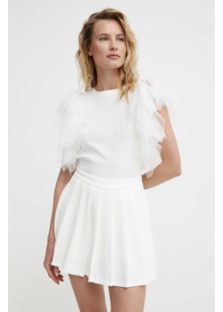 Answear Lab bluzka damska kolor biały gładka ze sklepu ANSWEAR.com w kategorii Bluzki damskie - zdjęcie 172308937