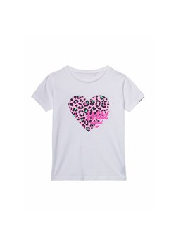 Koszulka dziewczęca 4FJWSS24TTSHF1143 4F ze sklepu SPORT-SHOP.pl w kategorii Bluzki dziewczęce - zdjęcie 172309376