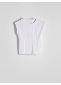 Reserved - T-shirt kimono - biały ze sklepu Reserved w kategorii Bluzki damskie - zdjęcie 172310498