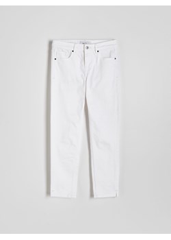 Reserved - Jeansy slim fit - biały ze sklepu Reserved w kategorii Jeansy damskie - zdjęcie 172310816
