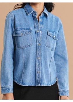 Sinsay - Koszula jeansowa - niebieski ze sklepu Sinsay w kategorii Koszule damskie - zdjęcie 172312195