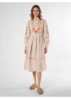 Rich & Royal Sukienka damska Kobiety Bawełna écru w paski ze sklepu vangraaf w kategorii Sukienki - zdjęcie 172312745