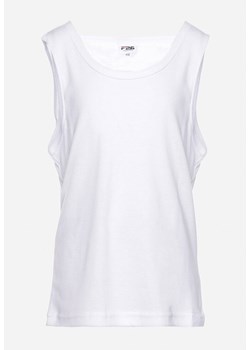Biała Gładka Koszulka Tank Top Sumnalia ze sklepu Born2be Odzież w kategorii T-shirty chłopięce - zdjęcie 172313426
