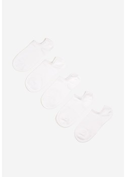 Białe Krótkie Skarpety z Bawełny 5-Pack Lesolia ze sklepu Renee odzież w kategorii Skarpetki damskie - zdjęcie 172313858