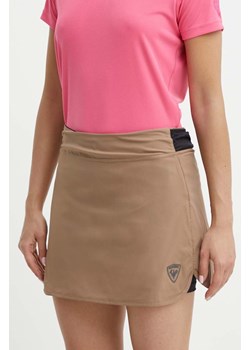 Rossignol spódnica sportowa kolor brązowy mini prosta RLMWP41 ze sklepu ANSWEAR.com w kategorii Spódnice - zdjęcie 172315118