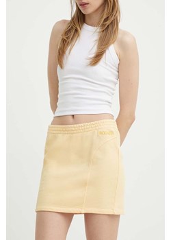Rotate spódnica bawełniana kolor żółty mini ołówkowa ze sklepu ANSWEAR.com w kategorii Spódnice - zdjęcie 172315126