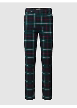 Spodnie z mieszanki wiskozy ze wzorem w szkocką kratę ze sklepu Peek&Cloppenburg  w kategorii Spodnie damskie - zdjęcie 172315715