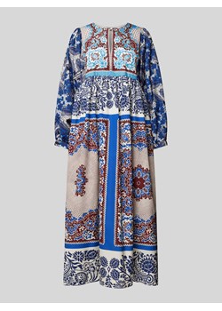 Sukienka midi ze wzorem na całej powierzchni model ‘GHIOTTO’ ze sklepu Peek&Cloppenburg  w kategorii Sukienki - zdjęcie 172315719