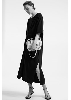 H & M - Sukienka T-shirtowa ze skręconym detalem - Czarny ze sklepu H&M w kategorii Sukienki - zdjęcie 172315749