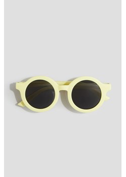 H & M - Okrągłe okulary przeciwsłoneczne - Żółty ze sklepu H&M w kategorii Okulary przeciwsłoneczne dziecięce - zdjęcie 172315778
