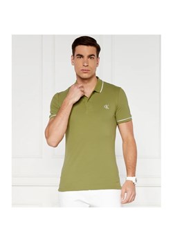 CALVIN KLEIN JEANS Polo | Slim Fit | pique ze sklepu Gomez Fashion Store w kategorii T-shirty męskie - zdjęcie 172315836