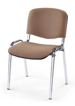 Krzesło konferencyjne biurowe Dilos 3X - beżowe ze sklepu Edinos.pl w kategorii Krzesła - zdjęcie 172318818