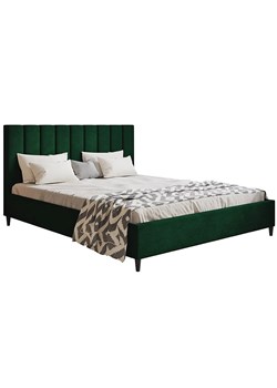 Dwuosobowe łóżko z zagłówkiem 180x200 Diuna - 36 kolorów ze sklepu Edinos.pl w kategorii Łóżka i materace - zdjęcie 172319886