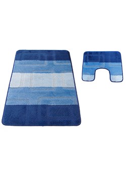 Niebieskie nowoczesne dywaniki łazienkowe - Amris 4X ze sklepu Edinos.pl w kategorii Dywaniki łazienkowe - zdjęcie 172320257
