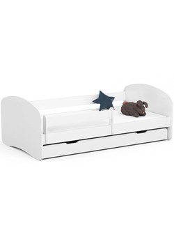 Białe łóżko dziecięce z szufladą - Ellsa 5X 90x180 ze sklepu Edinos.pl w kategorii Łóżka dziecięce - zdjęcie 172320288