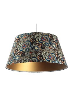 Welurowa lampa wisząca w rustykalne wzory - S412-Najra ze sklepu Edinos.pl w kategorii Lampy wiszące - zdjęcie 172320407