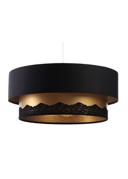 Czarno-złota lampa wisząca glamour nad stół - S432 P2-D92 ze sklepu Edinos.pl w kategorii Lampy wiszące - zdjęcie 172320468