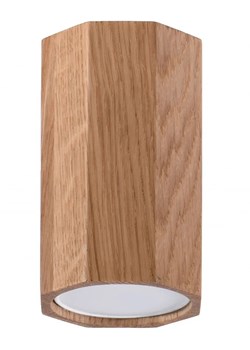 Drewniany skandynawski plafon ośmiokąt - S470-Zeros ze sklepu Edinos.pl w kategorii Lampy sufitowe - zdjęcie 172320496