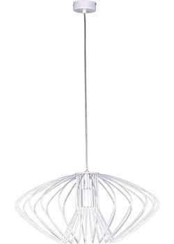 Biała loftowa lampa wisząca druciana - S544-Dawix ze sklepu Edinos.pl w kategorii Lampy wiszące - zdjęcie 172320547