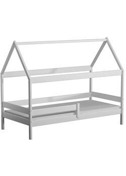 Białe sosnowe łóżko domek dla dziecka - Cubis 3X 180x80 cm ze sklepu Edinos.pl w kategorii Łóżka dziecięce - zdjęcie 172320606