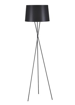 Czarna lampa podłogowa z abażurem - S912-Brila ze sklepu Edinos.pl w kategorii Lampy podłogowe - zdjęcie 172321297