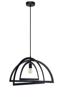 Czarna geometryczna lampa wisząca loft - A71-Peza ze sklepu Edinos.pl w kategorii Lampy wiszące - zdjęcie 172321439