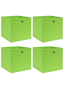 Zielony zestaw pudełek z tkaniny 4 sztuki - Fiwa 4X ze sklepu Edinos.pl w kategorii Pudełka i pojemniki - zdjęcie 172322416