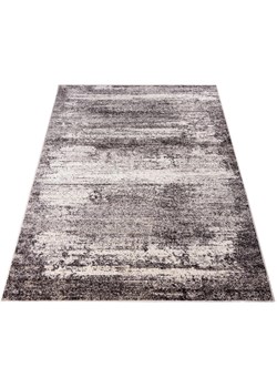 Przecierany ciemnobrązowy dywan nowoczesny - Uwis 3X ze sklepu Edinos.pl w kategorii Dywany - zdjęcie 172322539