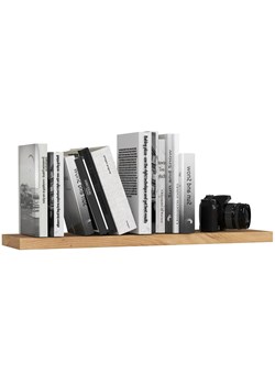 Półka na książki w klasycznym stylu dąb sonoma - Imersin 4X 80 cm ze sklepu Edinos.pl w kategorii Półki - zdjęcie 172323159