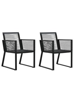 Zestaw dwóch minimalistycznych krzeseł do ogrodu - Gondor ze sklepu Edinos.pl w kategorii Krzesła ogrodowe - zdjęcie 172323295