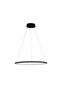 Okrągła czarna lampa wisząca - K432 Lemsi ze sklepu Edinos.pl w kategorii Lampy wiszące - zdjęcie 172323489