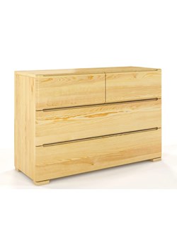Komoda drewniana z szufladami Ventos 3S - Sosna ze sklepu Edinos.pl w kategorii Komody - zdjęcie 172324326