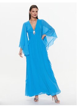 ViCOLO Sukienka wieczorowa TE0030 Błękitny Regular Fit ze sklepu MODIVO w kategorii Sukienki - zdjęcie 172325465