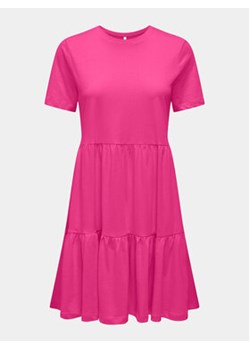 ONLY Sukienka codzienna May 15286934 Różowy Regular Fit ze sklepu MODIVO w kategorii Sukienki - zdjęcie 172325505