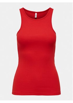 ONLY Top Kenya 15234659 Czerwony Regular Fit ze sklepu MODIVO w kategorii Bluzki damskie - zdjęcie 172325536