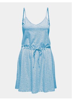 ONLY Sukienka letnia May 15316906 Niebieski Regular Fit ze sklepu MODIVO w kategorii Sukienki - zdjęcie 172325707