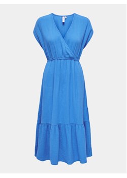 ONLY Sukienka letnia Thyra 15317787 Niebieski Regular Fit ze sklepu MODIVO w kategorii Sukienki - zdjęcie 172325867