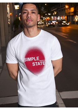 Sinsay - Koszulka z nadrukiem - biały ze sklepu Sinsay w kategorii T-shirty męskie - zdjęcie 172328178