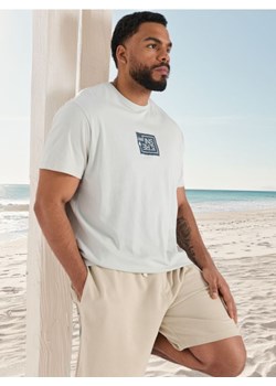 Sinsay - Koszulka z nadrukiem - kremowy ze sklepu Sinsay w kategorii T-shirty męskie - zdjęcie 172328179