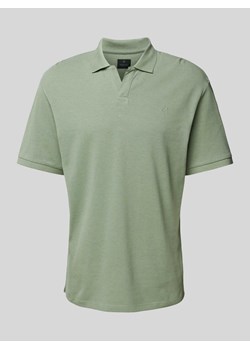 Koszulka polo z prążkowanymi zakończeniami rękawów model ‘BLADON’ ze sklepu Peek&Cloppenburg  w kategorii T-shirty męskie - zdjęcie 172329676