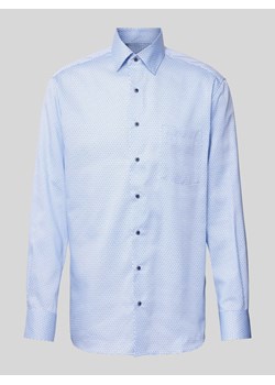 Koszula biznesowa o kroju modern fit ze wzorem na całej powierzchni ze sklepu Peek&Cloppenburg  w kategorii Koszule męskie - zdjęcie 172329725